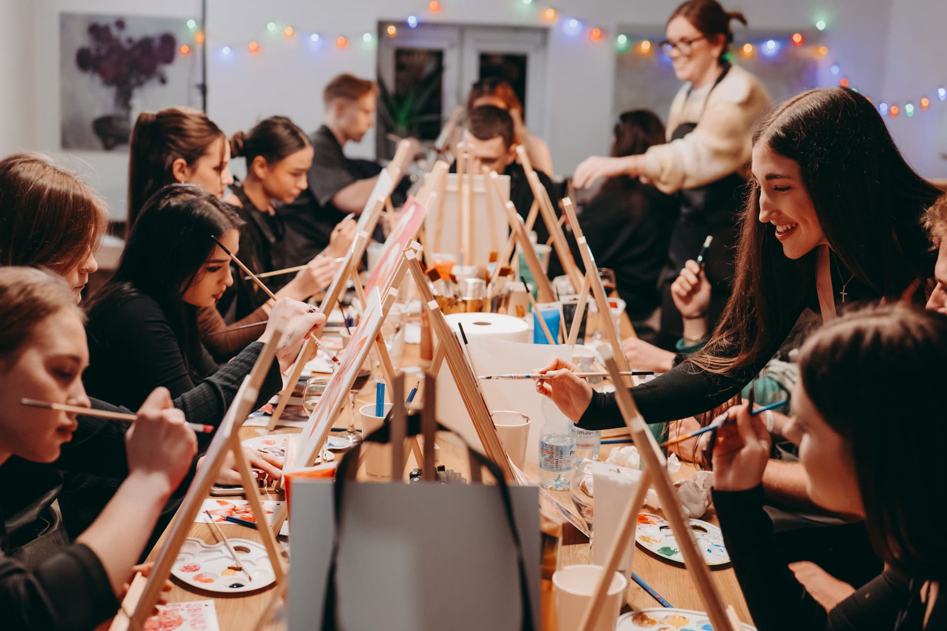 Cozy studio with guests
